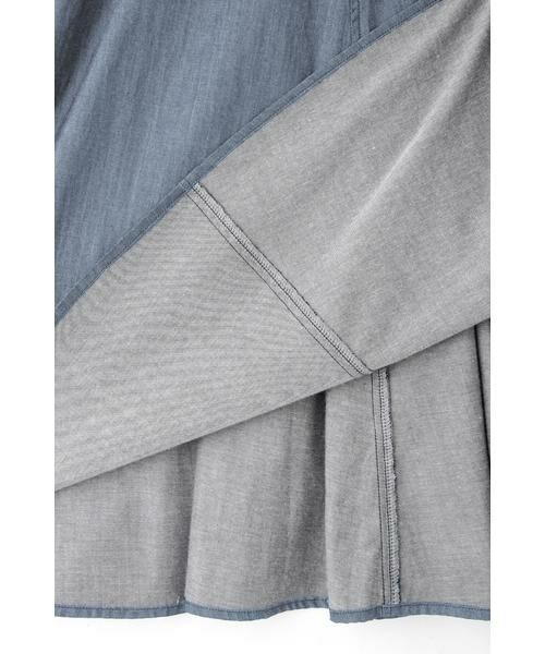 ADORE / アドーア スカート | SERGE de bleu ｘ ADORE コットンシャンブレースカート | 詳細1
