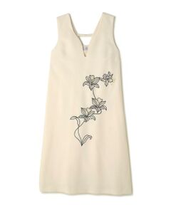 ADORE / アドーア ワンピース | ◆エンブロイダリーブッチャーワンピース