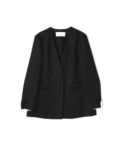 ADORE / アドーア テーラードジャケット | ◆メッシュウェストJK(ブラック)