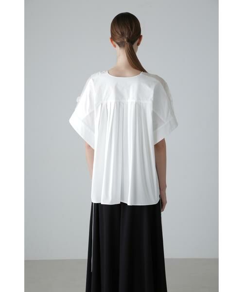 美品✨アディアム 23SS Ellsworth Top プリーツ ブラウス セール】2WAY FRILL BLOUSE（シャツ/ブラウス）｜Ameri（アメリ