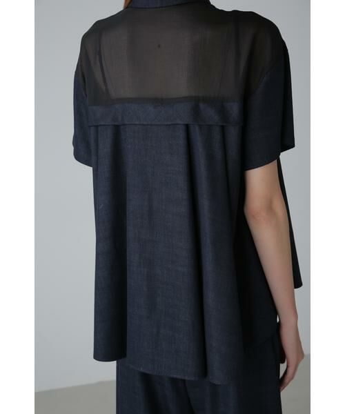 ADORE / アドーア シャツ・ブラウス | ハイブリッドデニムブラウス | 詳細9