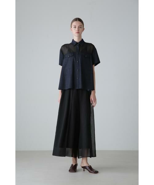 ADORE / アドーア シャツ・ブラウス | ハイブリッドデニムブラウス | 詳細3