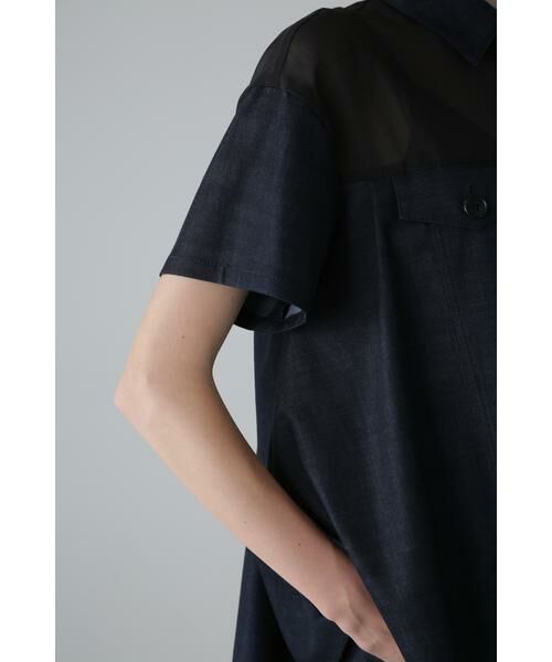 ADORE / アドーア シャツ・ブラウス | ハイブリッドデニムブラウス | 詳細7