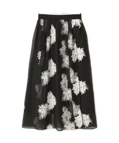 ADORE / アドーア スカート | シアーエンブロイダリースカート