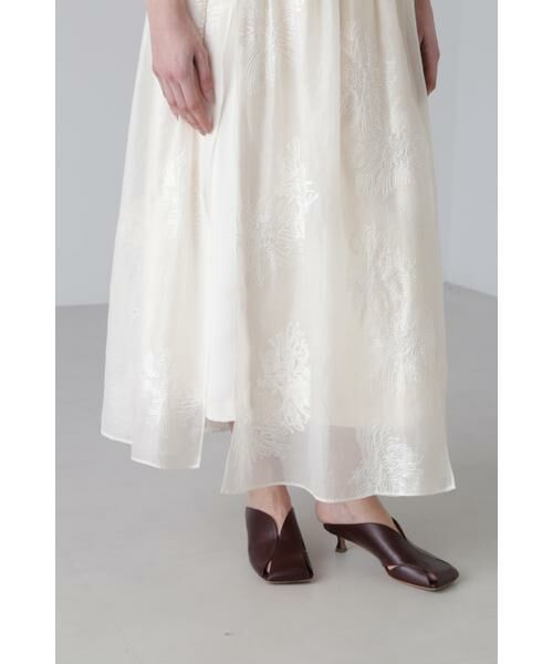ADORE / アドーア スカート | シアーエンブロイダリースカート | 詳細7