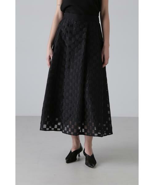 セール】 ダミエジャガードスカート （スカート）｜ADORE