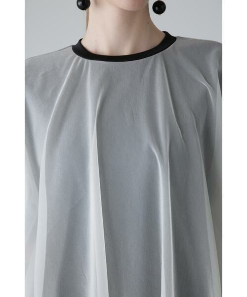 【美品】アドーア イレギュラーヘム ジャージー カットソー 38 ミント 未使用タグ付き アドーア イレギュラーヘム ジャージー