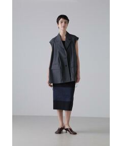 ADORE / アドーア スカート | ドライストレッチボーダーニットスカート