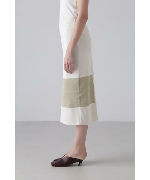 ADORE / アドーア スカート | ドライストレッチボーダーニットスカート | 詳細3