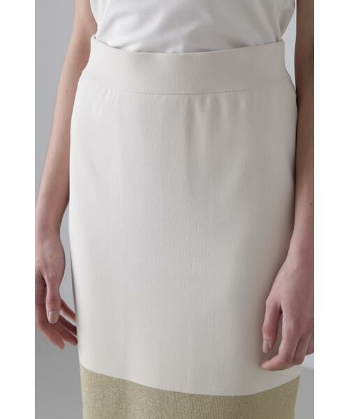 ADORE / アドーア スカート | ドライストレッチボーダーニットスカート | 詳細5