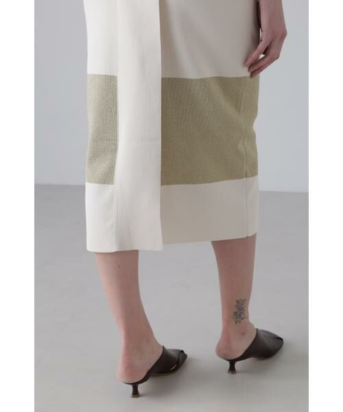 ADORE / アドーア スカート | ドライストレッチボーダーニットスカート | 詳細6