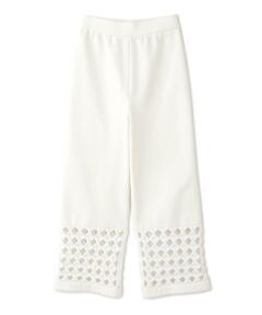 ADORE / アドーア パンツ | ケーブルメッシュニットパンツ