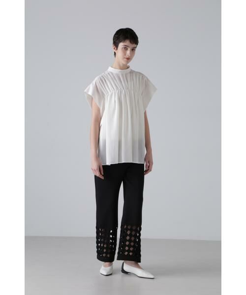 ADORE/アドーア ケーブルメッシュニットパンツ ブラック 38 ADORE/アドーア ケーブルメッシュニットパンツ ブラック 38