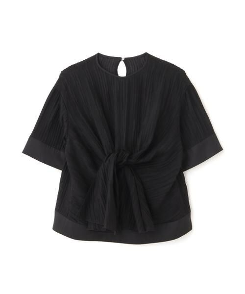 ADORE/アドーア ◆ワッシャーシアーリボンブラウス ブラック 38 ADORE/アドーア ◆ワッシャーシアーリボンブラウス ブラック 38