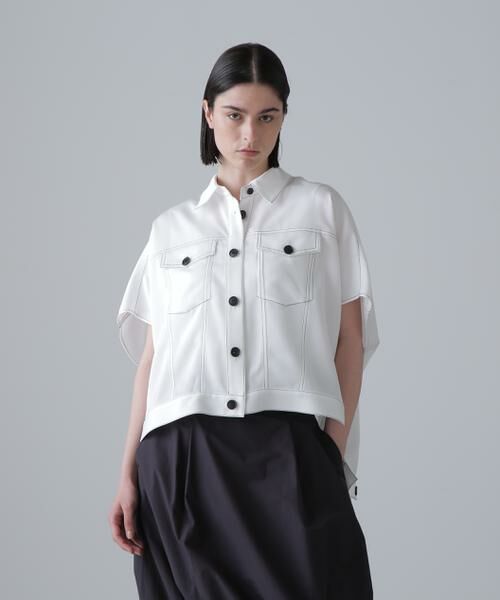 ADORE / アドーア シャツ・ブラウス | ◆ドライストレッチツイルブラウス | 詳細2