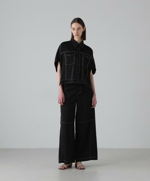 ADORE / アドーア シャツ・ブラウス | ◆ドライストレッチツイルブラウス | 詳細6