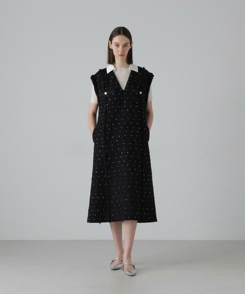 ADORE / アドーア ワンピース | ◆フラワースパングルツィードワンピース | 詳細2