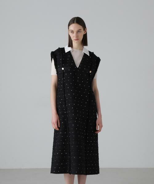 ADORE / アドーア ワンピース | ◆フラワースパングルツィードワンピース | 詳細3