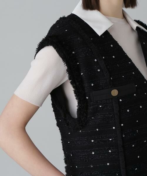 ADORE / アドーア ワンピース | ◆フラワースパングルツィードワンピース | 詳細7