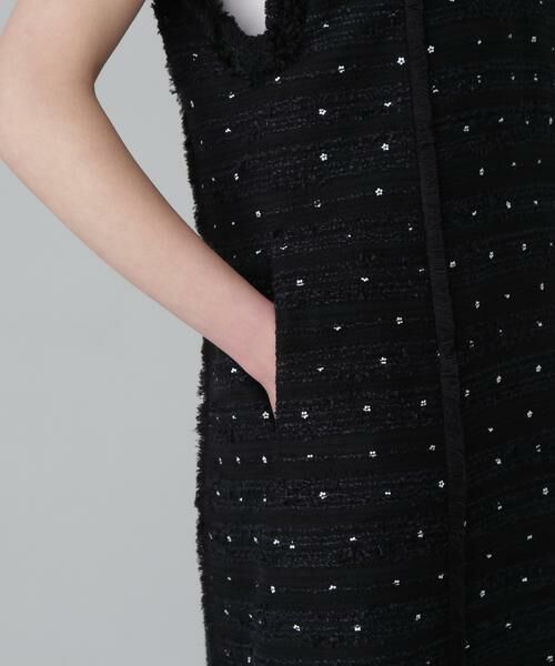 ADORE / アドーア ワンピース | ◆フラワースパングルツィードワンピース | 詳細8