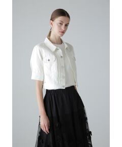 ADORE / アドーア テーラードジャケット | Ｇジャン　ホワイト