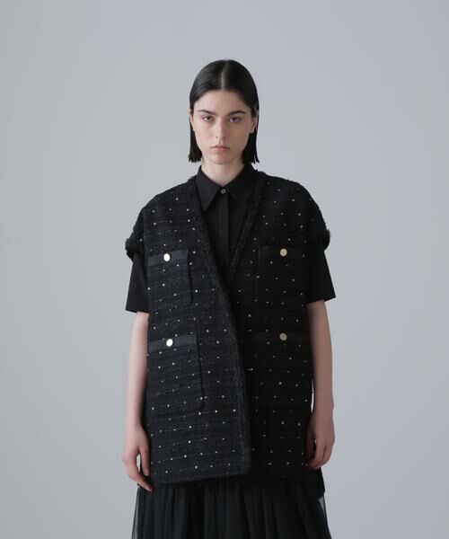 ADORE / アドーア テーラードジャケット | ◆フラワースパングルツィードジャケット | 詳細9