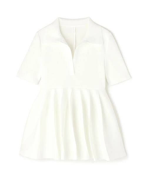 ADORE / アドーア ニット・セーター | ◆フォルムドペプラムニット(ホワイト)