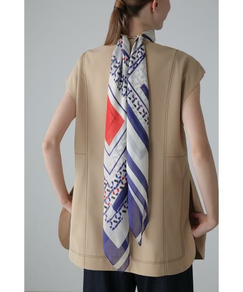 ADORE / アドーア マフラー・ショール・スヌード・ストール | メディタラニアンプリントスカーフ | 詳細2