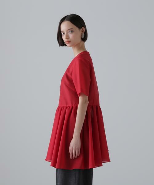 ADORE / アドーア シャツ・ブラウス | スパンオーガンジーブラウス | 詳細3