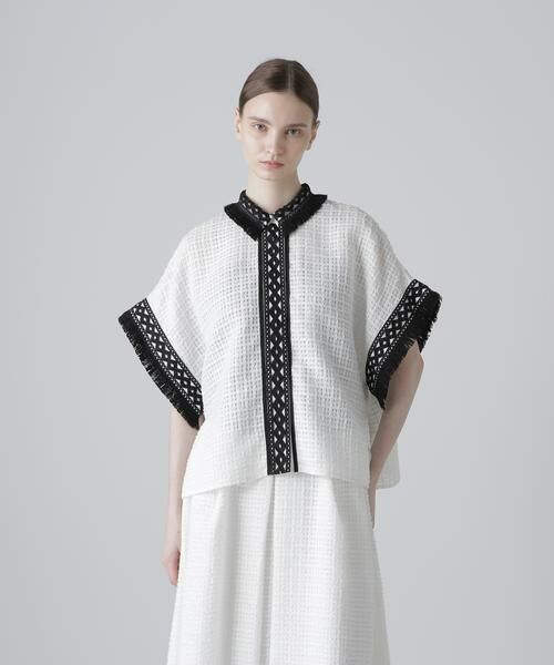 ADORE / アドーア シャツ・ブラウス | ◆レーシーメッシュブラウス | 詳細1