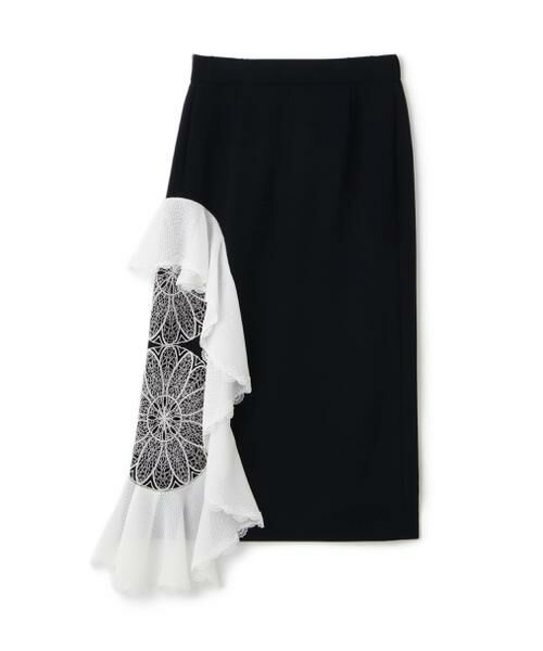 ADORE / アドーア スカート | クロシェドッキングスカート(ネイビー)