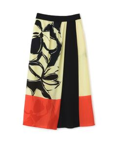 ADORE / アドーア スカート | ◆カラーオーバーレイプリントスカート