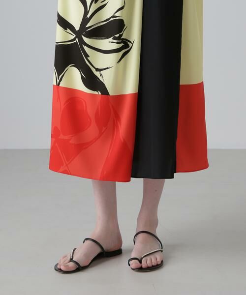 ADORE / アドーア スカート | ◆カラーオーバーレイプリントスカート | 詳細9