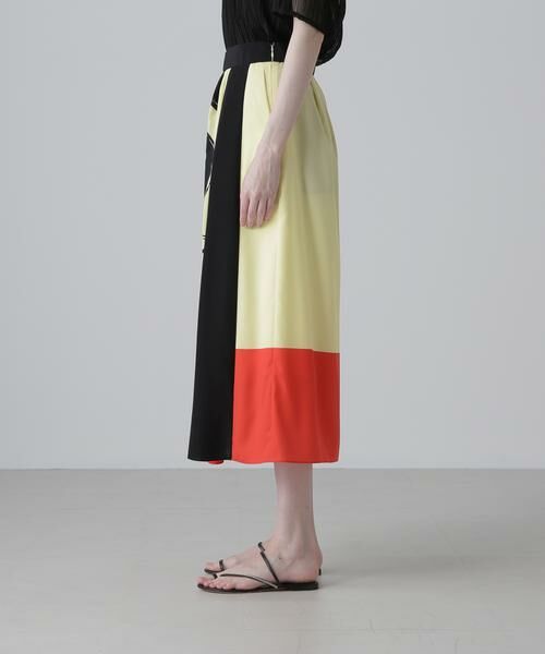 ADORE / アドーア スカート | ◆カラーオーバーレイプリントスカート | 詳細4