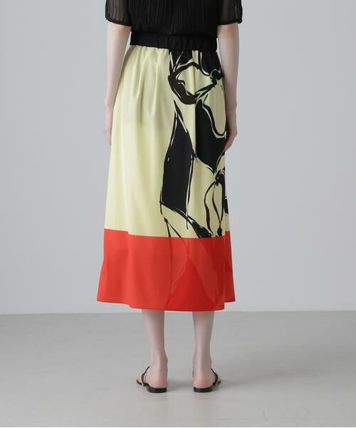 ADORE / アドーア スカート | ◆カラーオーバーレイプリントスカート | 詳細5