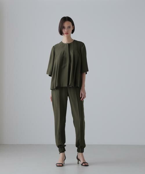 ADORE / アドーア パンツ | ドライタッチジョーゼットパンツ | 詳細1