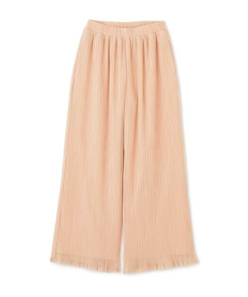 ADORE / アドーア パンツ | ◆シアーランダムプリーツパンツ(ベージュ)