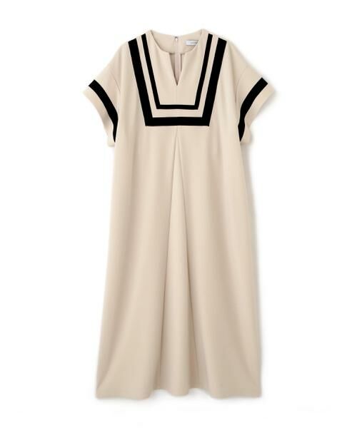 ADORE/アドーア マットストレッチダンボールワンピース ベージュ 38 ADORE/アドーア マットストレッチダンボールワンピース ベージュ 38