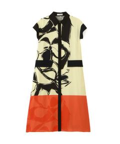 ADORE / アドーア ワンピース | ◆カラーオーバーレイプリントワンピース