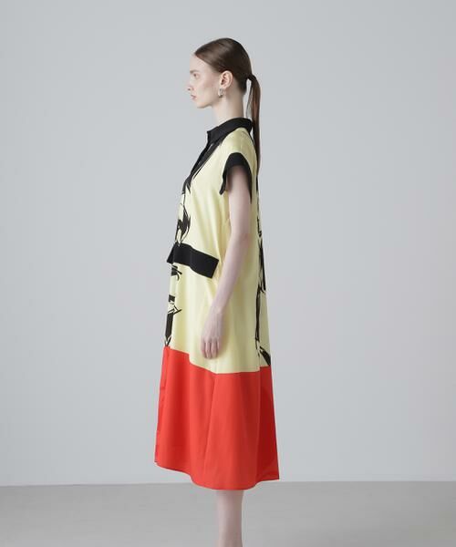 ADORE / アドーア ワンピース | ◆カラーオーバーレイプリントワンピース | 詳細3