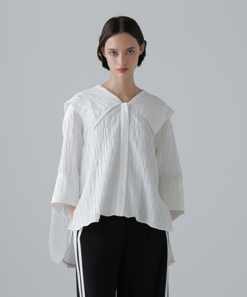 ADORE / アドーア テーラードジャケット | シュリンクＷジャガードジャケット | 詳細1