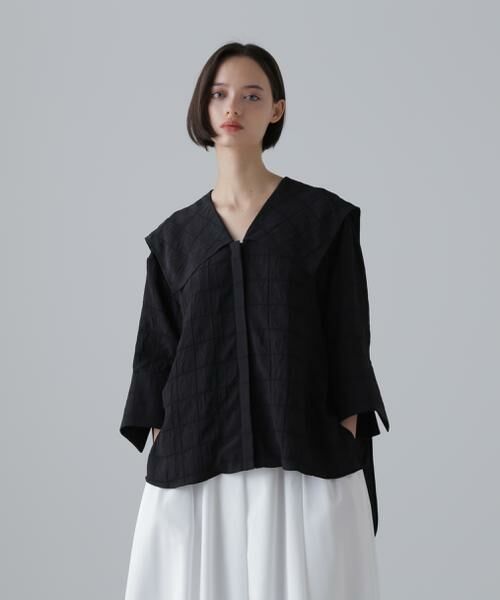 ADORE / アドーア テーラードジャケット | シュリンクＷジャガードジャケット | 詳細11