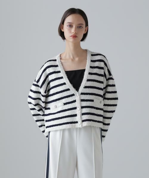 ADORE / アドーア ニット・セーター | ツィーディーボーダーニット | 詳細1