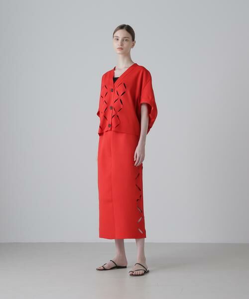 ADORE / アドーア スカート | ◆スカシカシパンニットスカート | 詳細1