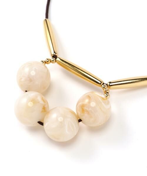 ADORE / アドーア アクセサリー | ｍａｂｅｌボールモチーフネックレス | 詳細1