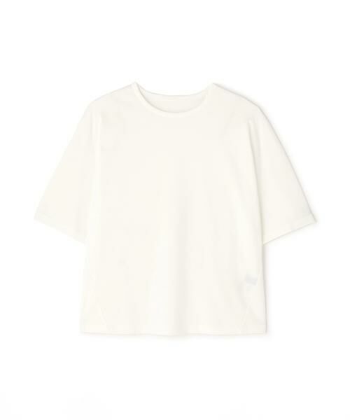 美品★アドーア ドライ ハイゲージ ポンチ カットソー★38 オフ白 ハイテンションポンチTシャツ （カットソー）｜ADORE