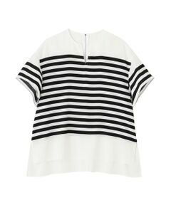 ADORE アドーア タック入りコットントップス 半袖 綺麗め Mサイズ 黒 ライトナイロンコットンブラウス | ADORE（アドーア） ｜【公式