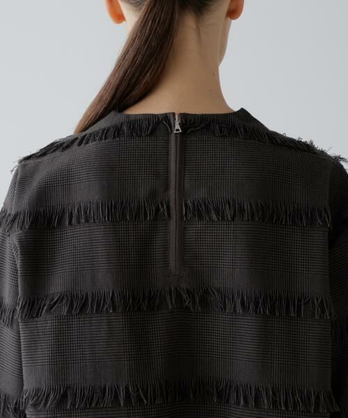 ADORE / アドーア シャツ・ブラウス | フリンジチェックブラウス | 詳細9