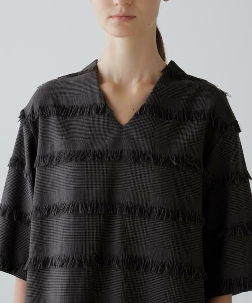 ADORE / アドーア シャツ・ブラウス | フリンジチェックブラウス | 詳細5