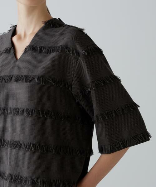 ADORE / アドーア シャツ・ブラウス | フリンジチェックブラウス | 詳細6